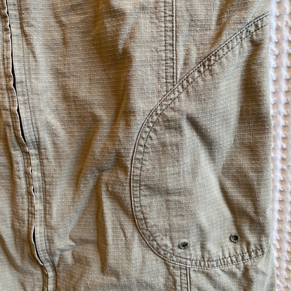 Woolrich Sleeveless Shift Dress with Full-Length Zip and Cargo-Style Pockets - L - Picture 6 of 8